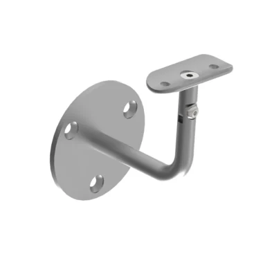 nosilec držala zidni gibljiv AISI 304 brušen, za cev 42,4 mm