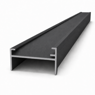 ADP. Profil Aluminij R7016 antracit/metalik za montažo palalelogram polnila ograje na steber