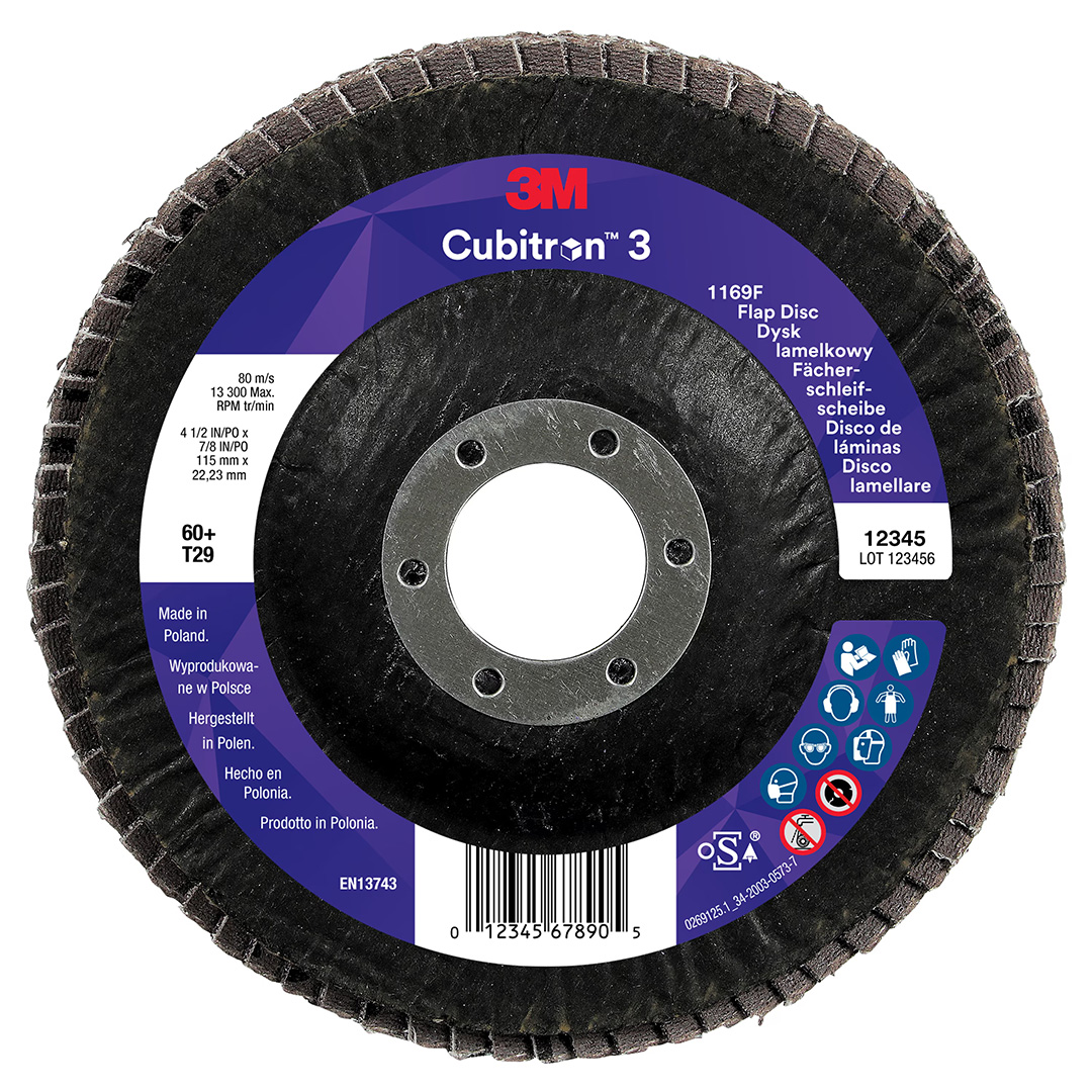 lamelni disk 3M 1169F P40 125 mm ravni 1 lamelni disk 3M 1169F P40 125 mm ravni